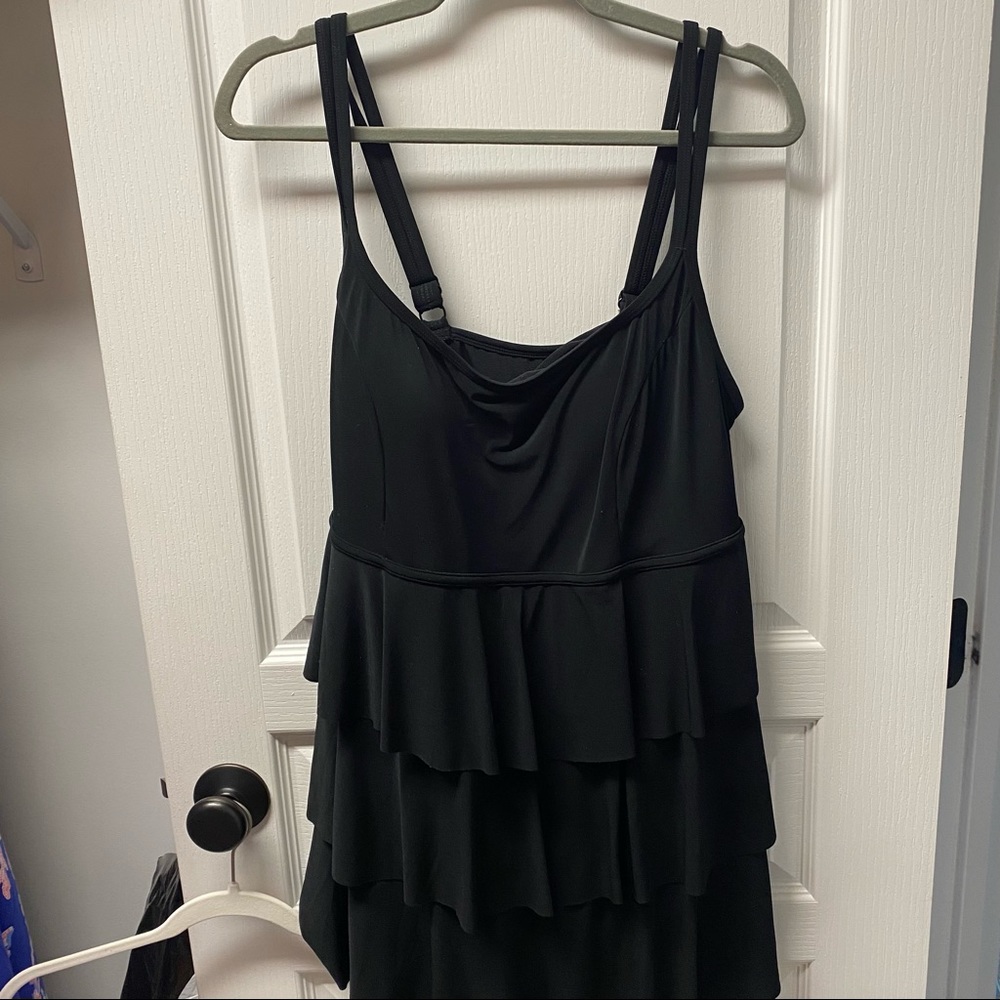 Black swim dress size 18W